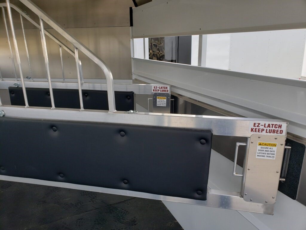 Interior of a 3 Horse Maverick Horse Trailer